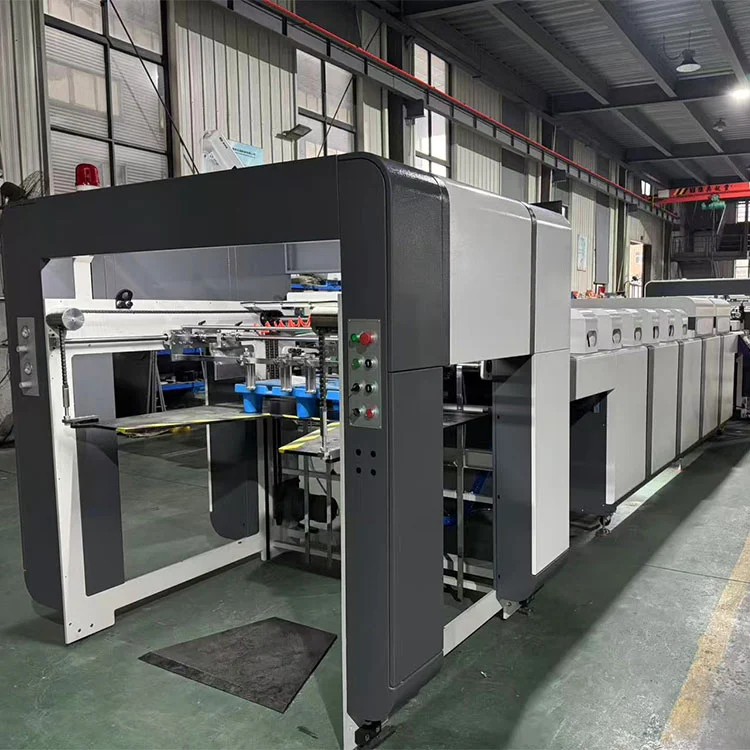 自動厚薄紙UVオイルニス機