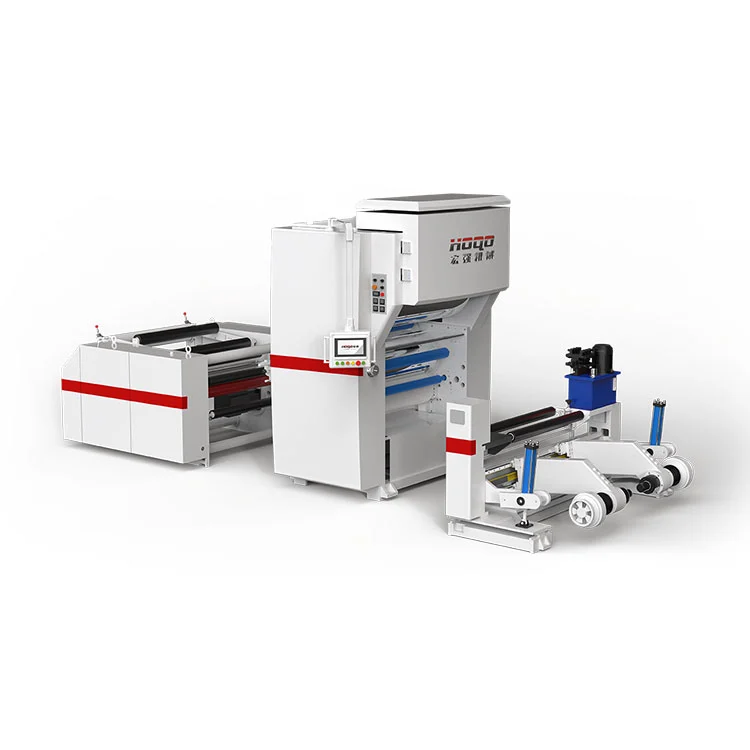 ロール紙自動ラミネート機